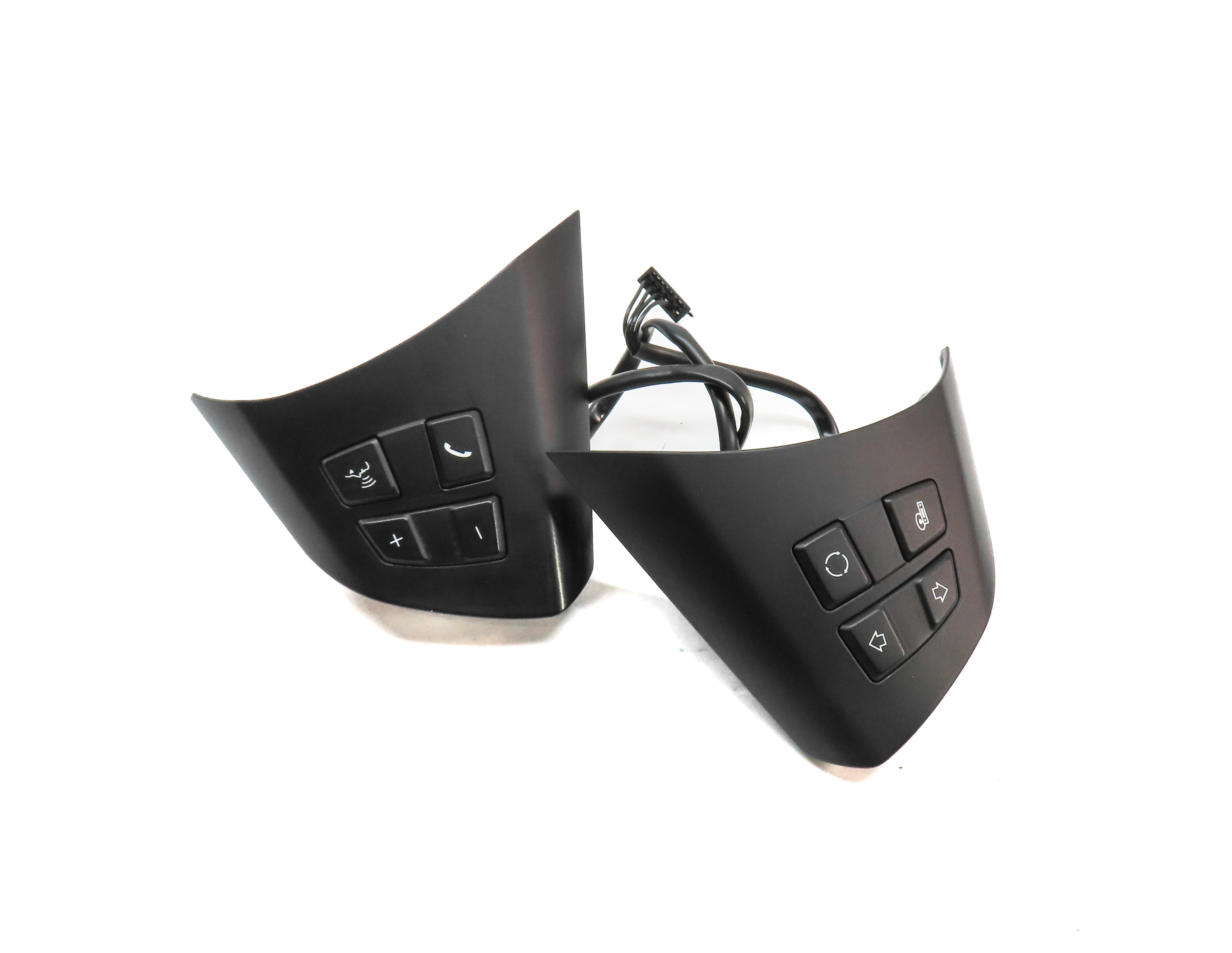 2013 BMW X5 (E70) DRIVER LEFT & RIGHT PHONE RADIO CONTROL SWITCH BUTTON SET — exact item pictured